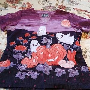 NWOT🥧Butter Soft brand Halloween 🎃 scrub top
